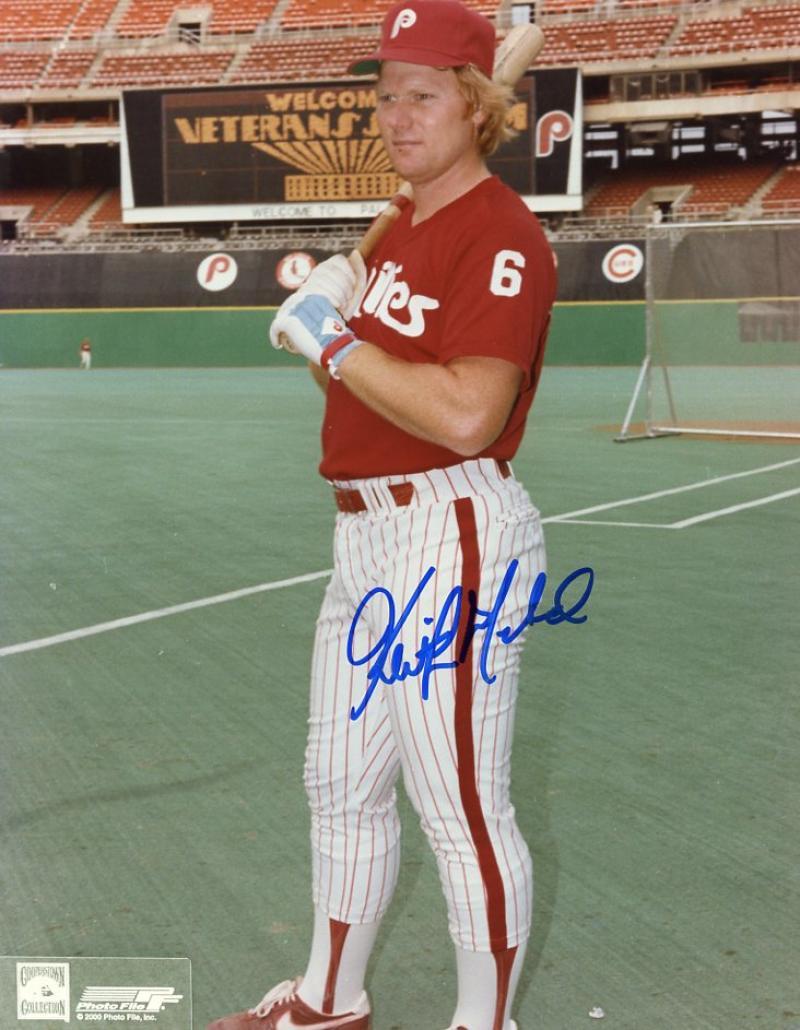 KEITH MORELAND PHILADELPHIA PHILLIES SIGNED AUTOGRAPHED 8X10 PHOTO W/COA