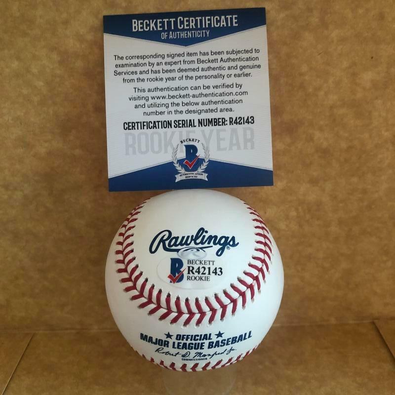 TONY SANTILLAN CINCINNATI REDS ROOKIE YEAR SIGNED AUTO M.L BASEBALL R42143