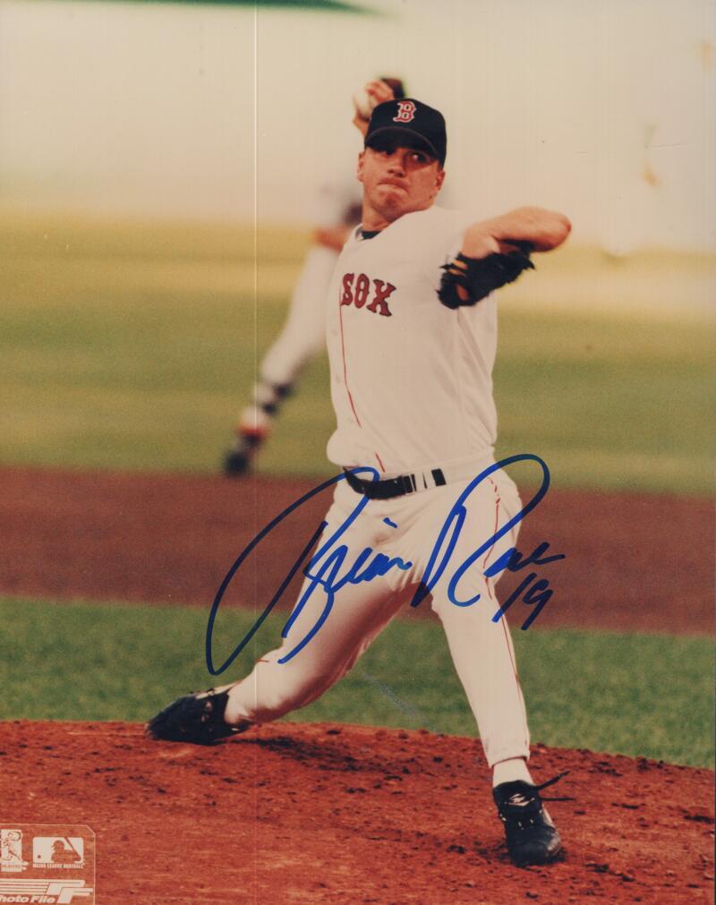 BRIAN ROSE BOSTON RED SOX SIGNED AUTOGRAPHED 8X10 PHOTO W/ COA
