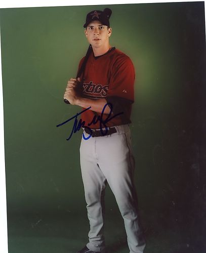 TOMMY MANZELLA HOUSTON  ASTROS SIGNED 8X10