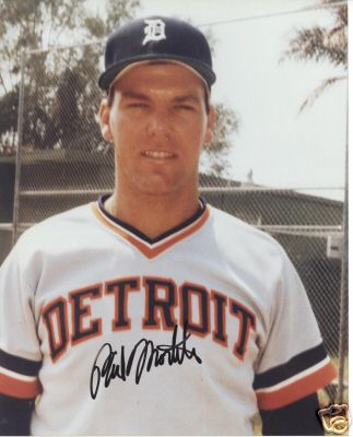 RICH MONTELEONE DETROIT TIGERS SIGNED 8X10 PHOTO W/COA