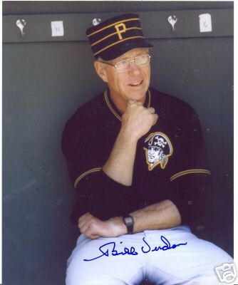 BILL VIRDON PITTSBURGH PIRATES SIGNED 8X10 PHOTO W/COA
