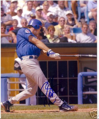 PAUL BAKO CHICAGO CUBS SIGNED 8X10 PHOTO W/COA