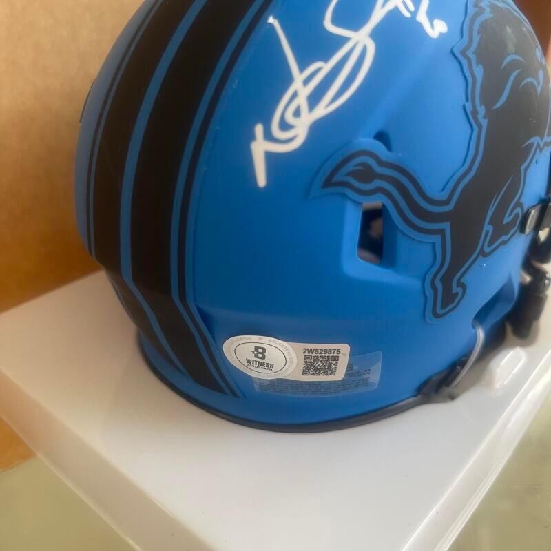 NDAMUKONG SUH SIGNED RAVE MINI HELMET BECKETT AUTHENTIC