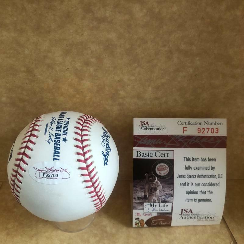 MARVIN MILLER NEW HOFER LABOR LEADER SIGNED AUTO M.L. BASEBALL JSA F92703