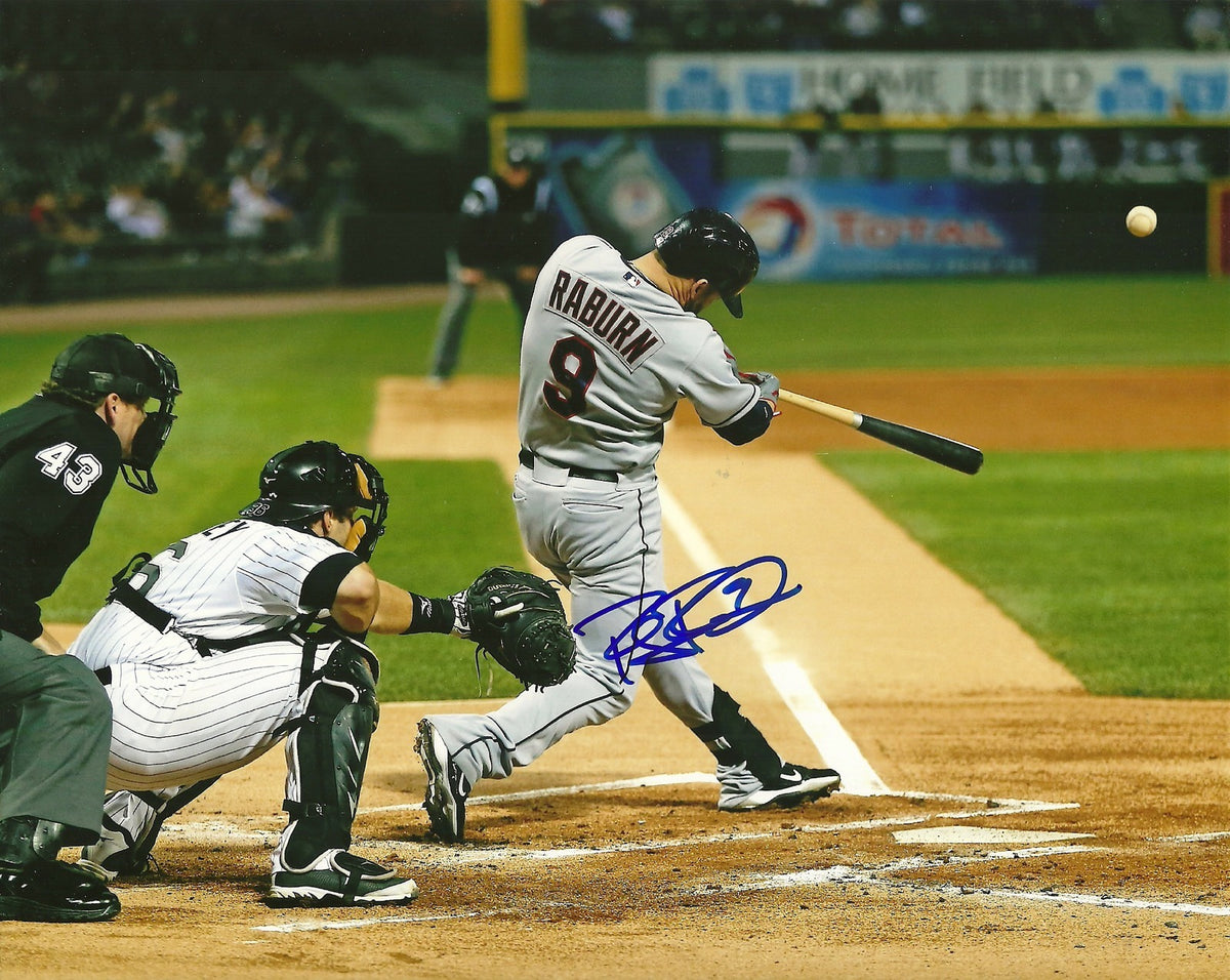 RYAN RABURN CLEVELAND INDIANS SIGNED AUTOGRAPHED 8x10 PHOTO W/COA HORIZONTAL