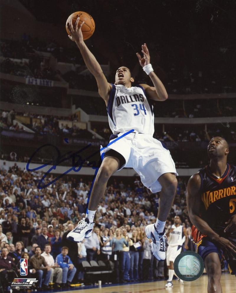 DEVIN HARRIS DALLAS MAVERICKS SIGNED AUTOGRAPHED 8X10 PHOTO W/COA