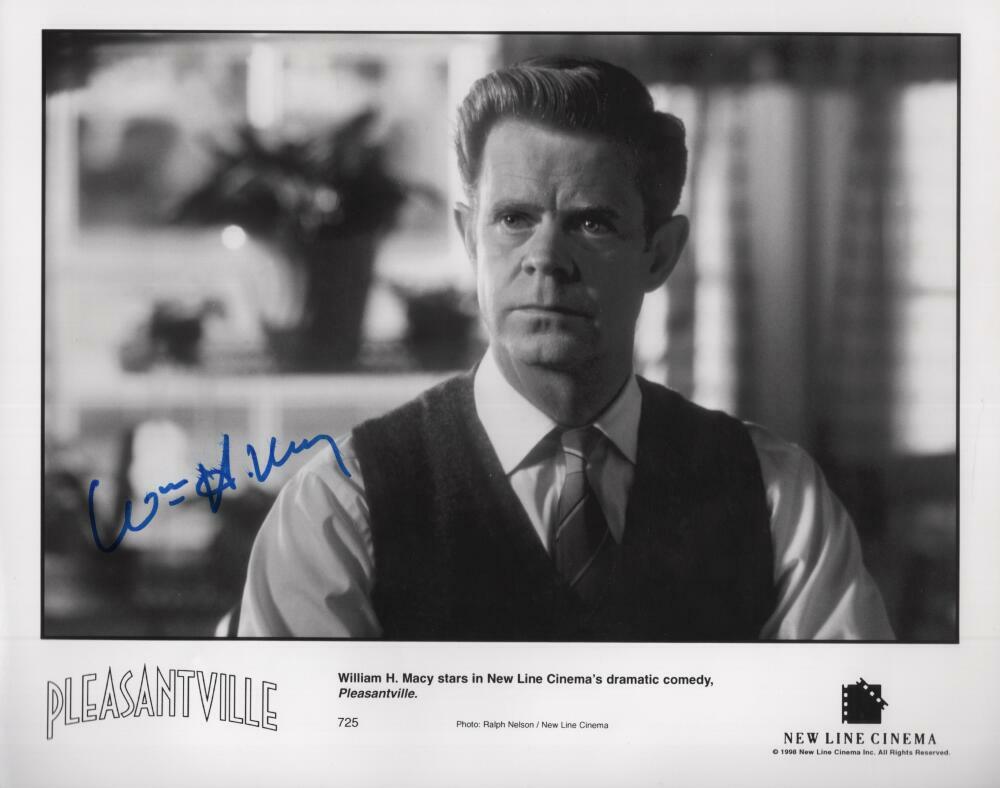 WILLIAM H. MACY PLEASANTVILLE SHAMELESS SIGNED AUTOGRAPHED 8X10 PHOTO W/ COA