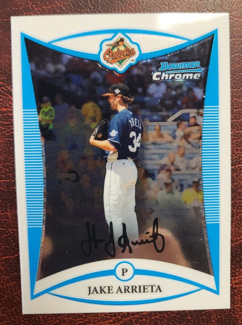 2008 BOWMAN CHROME PROSPECTS JAKE ARRIETA USA RC ROOKIE BASEBALL CARD #BDPP92