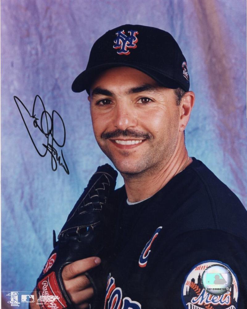 JOHN FRANCO NEW YORK METS SIGNED AUTOGRAPHED 8X10 PHOTO W/COA
