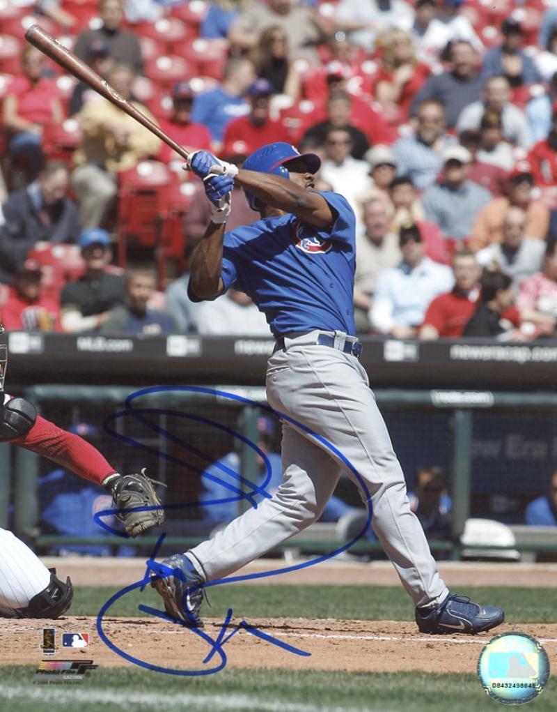 JACQUE JONES CHICAGO CUBS SIGNED AUTOGRAPHED 8X10 PHOTO W/COA
