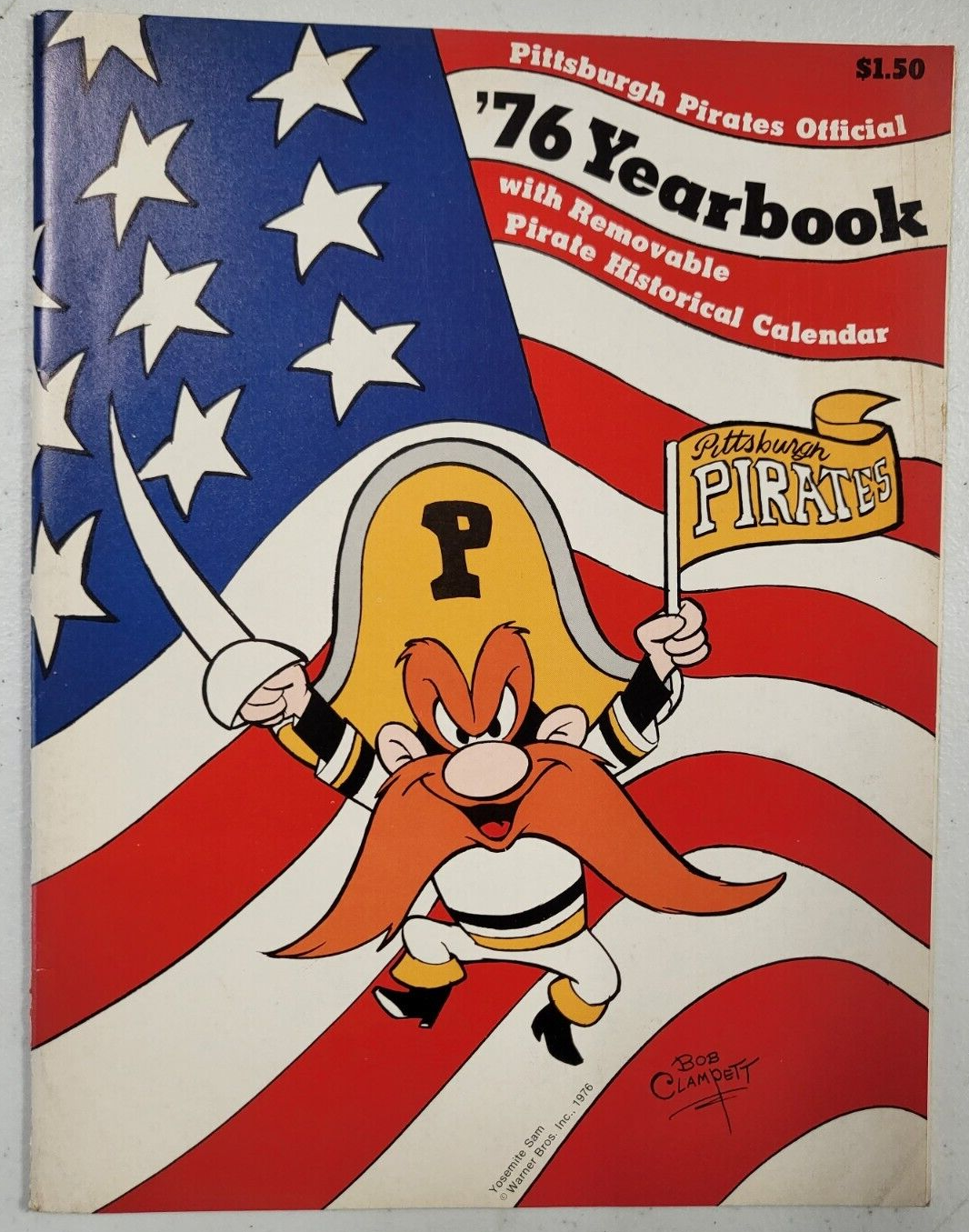 VINTAGE MLB BASEBALL 1976 PITTSBURGH PIRATES OFFICIAL YEARBOOK PROGRAM