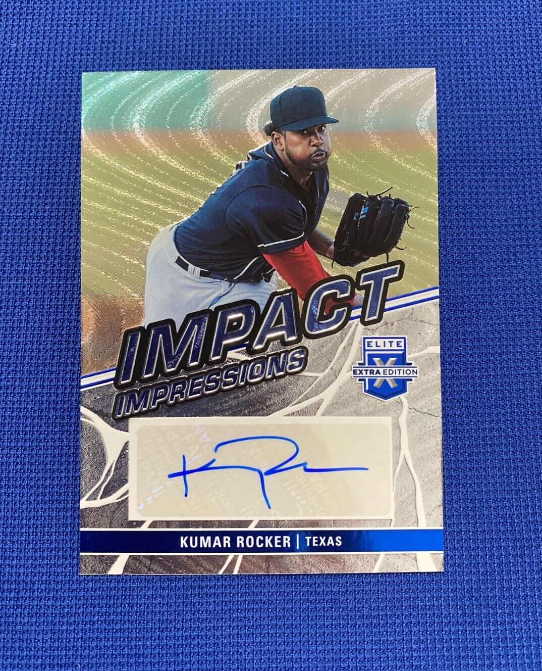 2023 PANINI ELITE EXTRA EDITION KUMAR ROCKER IMPACT IMPRESSIONS AUTO #II-KMR