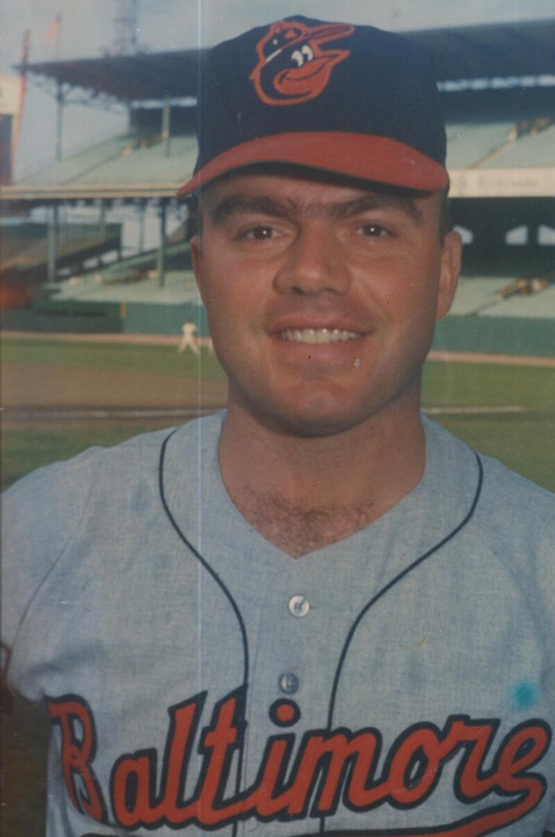 TOM PHOEBUS ORIOLES ORIGINAL BRACE UNSIGNED 5X7 PHOTO