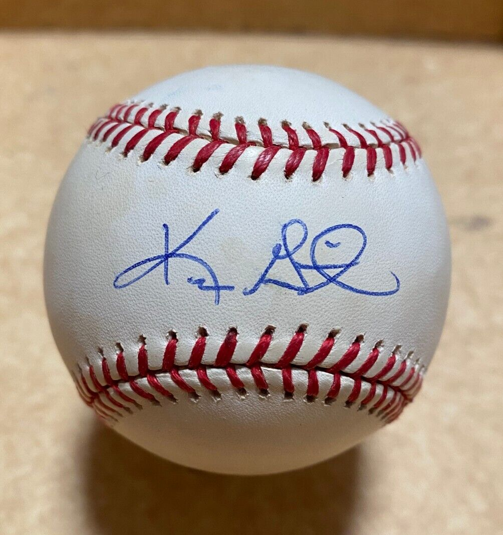 KEITH GINTER ASTROS/BREWERS SIGNED AUTOGRAPHED M.L. BASEBALL W/COA
