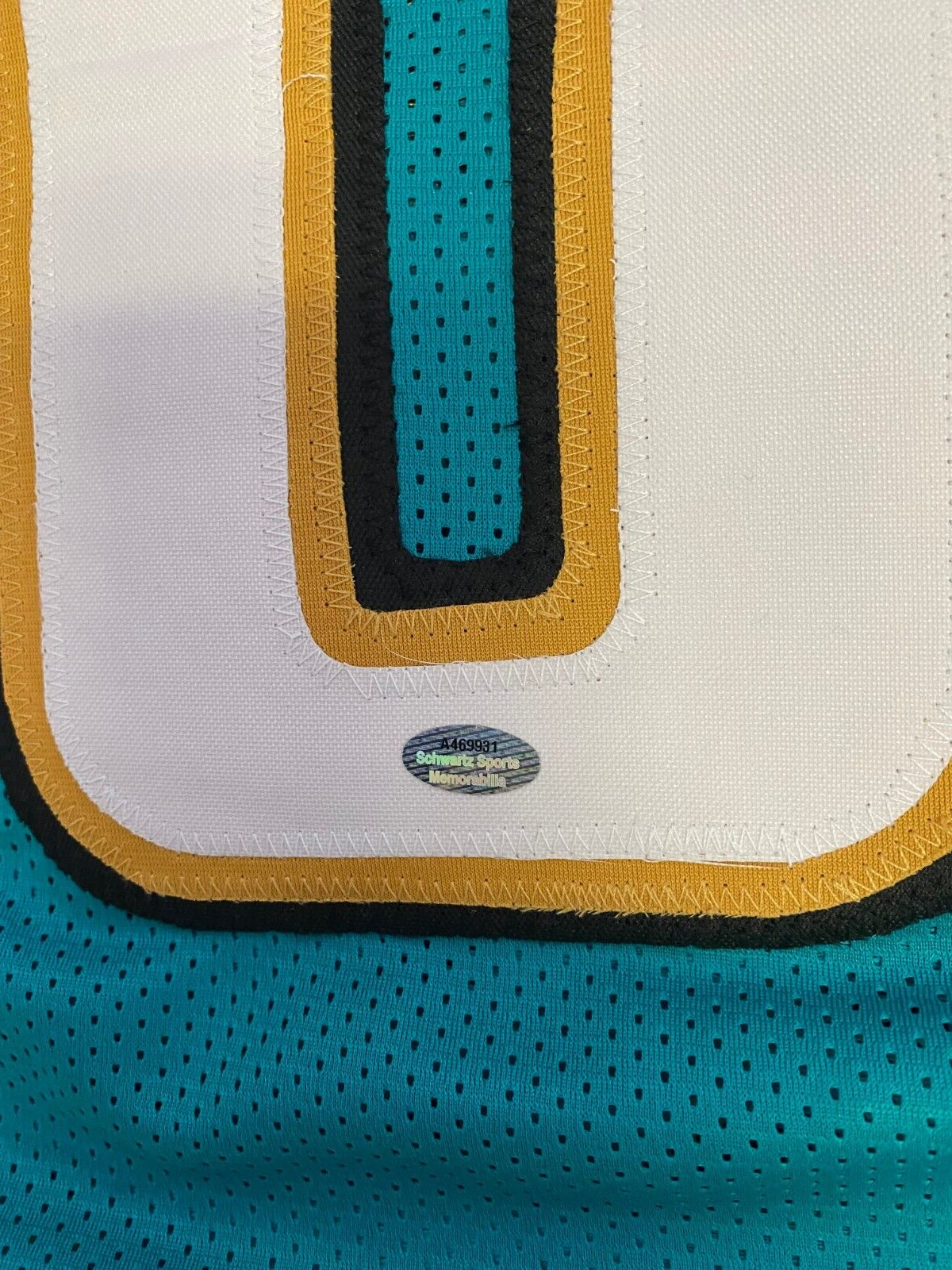 MARK BRUNELL JACKSONVILLE JAGS SIGNED AUTOGRAPH CUSTOM JERSEY SIZE XL SCHWARTZ