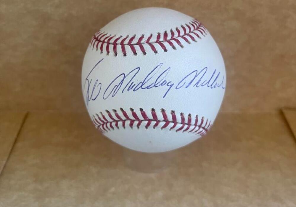 BILL MADDOG MADLOCK PIRATES/DODGERS SIGNED AUTO M.L. BASEBALL BAS AUTHENTICATED