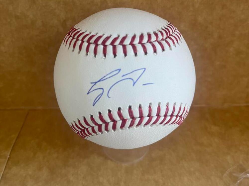 LOGAN TANNER REDS  SIGNED AUTOGRAPHED M.L. BASEBALL W/ COA