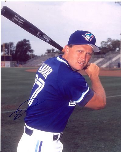 RANDY KNORR TORONTO BLUE JAYS SIGNED 8X10 PHOTO W/COA