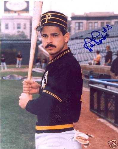 RICH RENTERIA PITTSBURGH PIRATES SIGNED 8X10 PHOTO COA