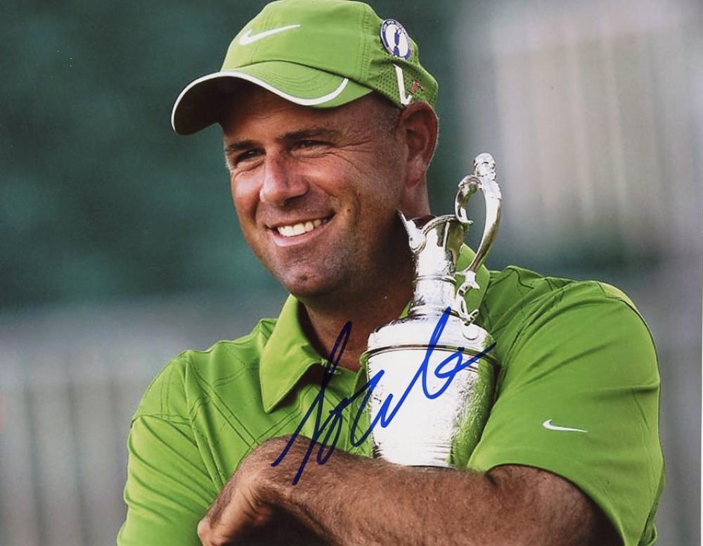 STEWART CINK GOLF SIGNED AUTOGRAPHED 8X10 W/COA