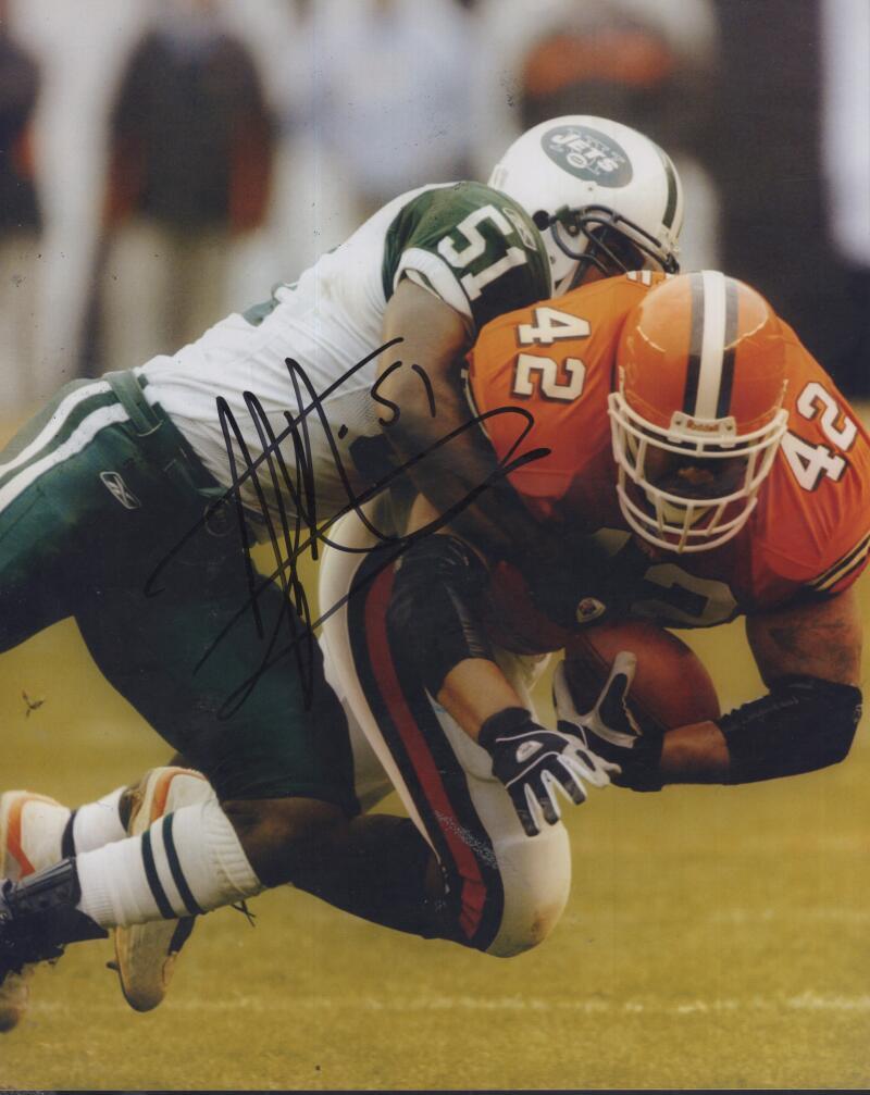 JONATHAN VILMA JETS SIGNED AUTOGRAPHED 8X10 PHOTO W/ COA