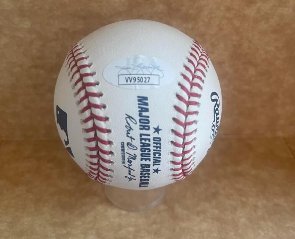 JOSH JAMES ASTROS SIGNED AUTO M.L. BASEBALL JSA STICKER ONLY