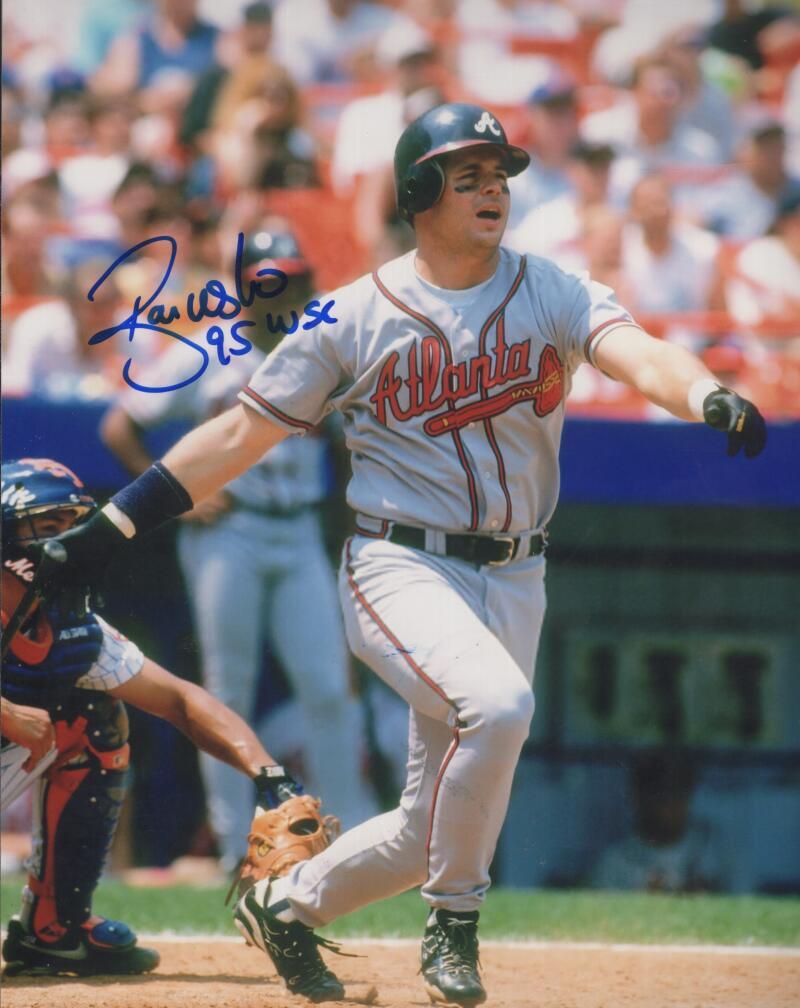 RYAN KLESKO BRAVES 95 WSC SIGNED AUTOGRAPHED 8X10 PHOTO W/ COA