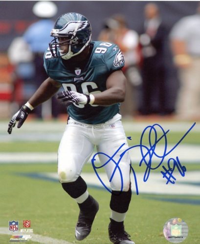 OMAR GAETHERS PHILADELPHIA EAGLES SIGNED 8X10 PHOTO COA