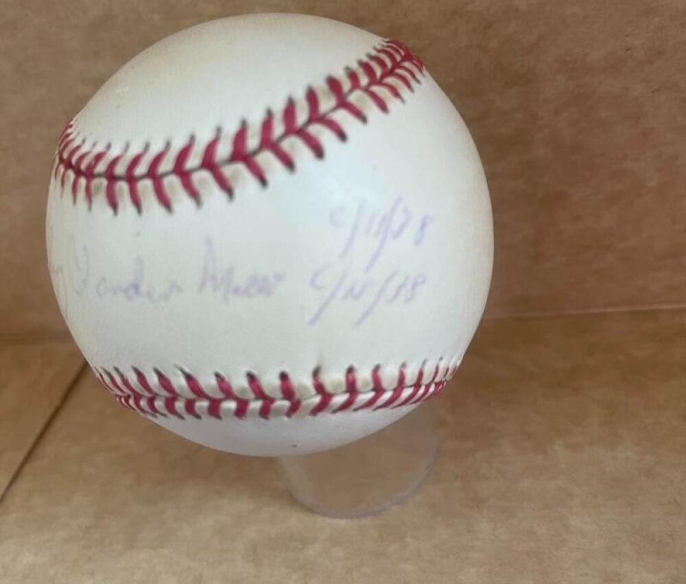 JOHNNY VANDER MEER NO HITTER   SIGNED AUTOGRAPHED N.L. BASEBALL BECKETT AUTH