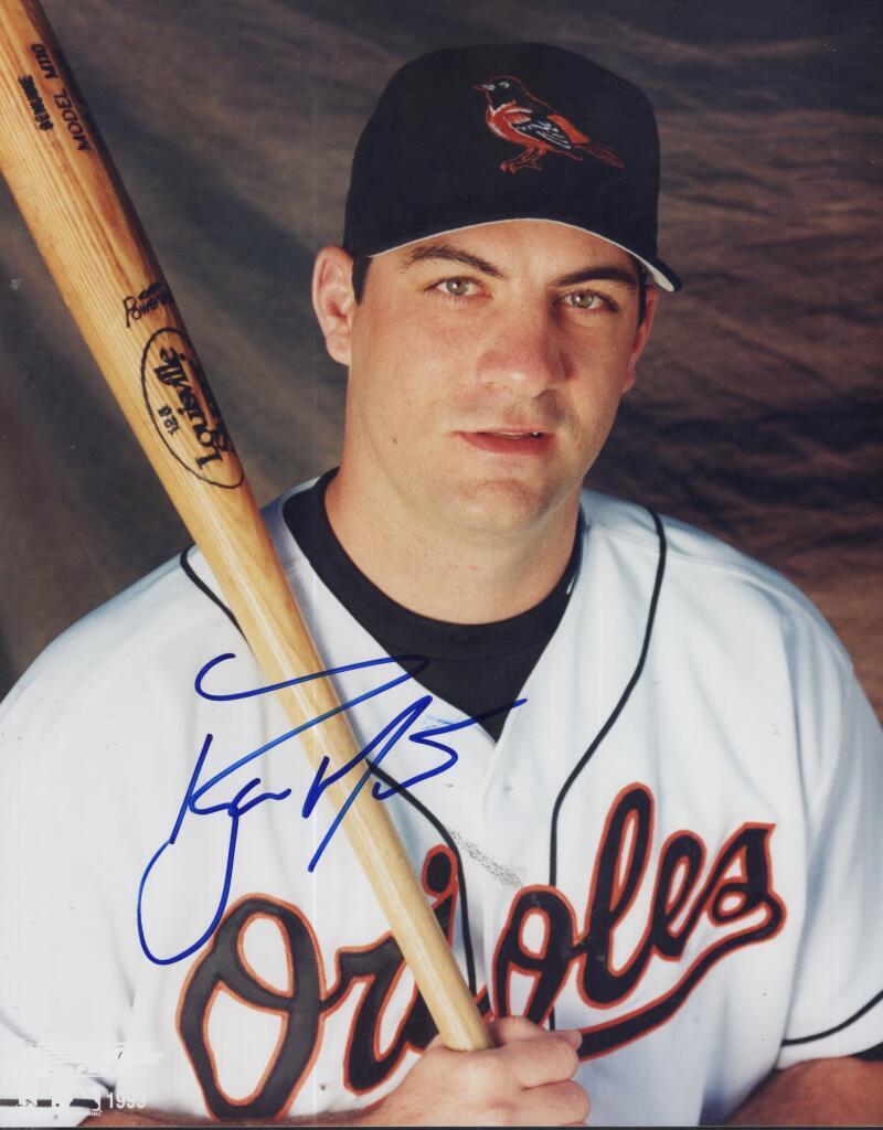 RYAN MINOR ORIOLES SIGNED AUTOGRAPHED 8X10 PHOTO W/ COA