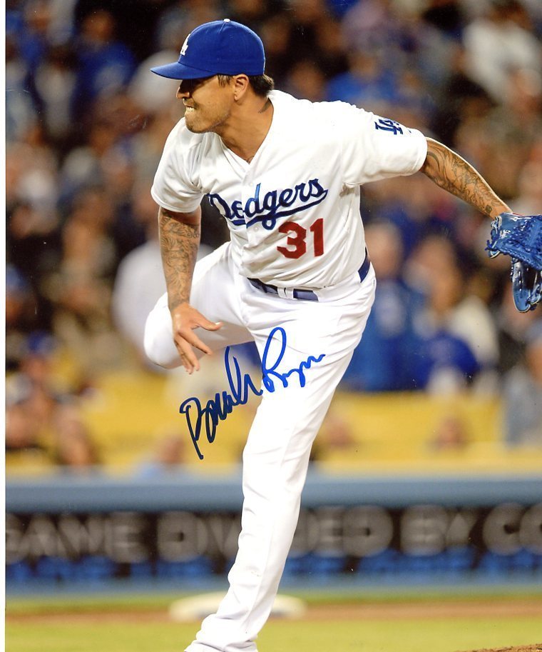 BRANDON LEAGUE LOS ANGELES DODGERS SIGNED AUTOGRAPHED 8X10 PHOTO W/COA