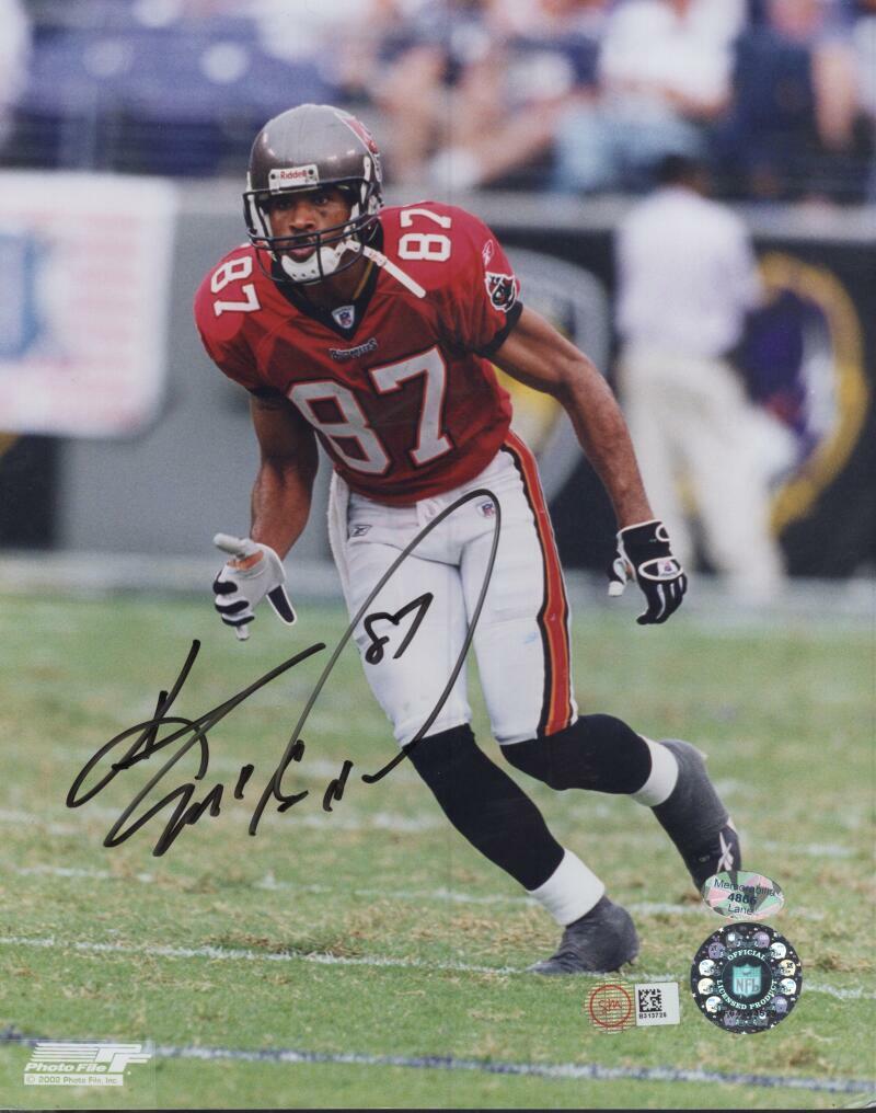 KEENAN MCCARDELL TAMPA BAY BUCS  SIGNED AUTOGRAPHED 8X10 PHOTO W/ COA