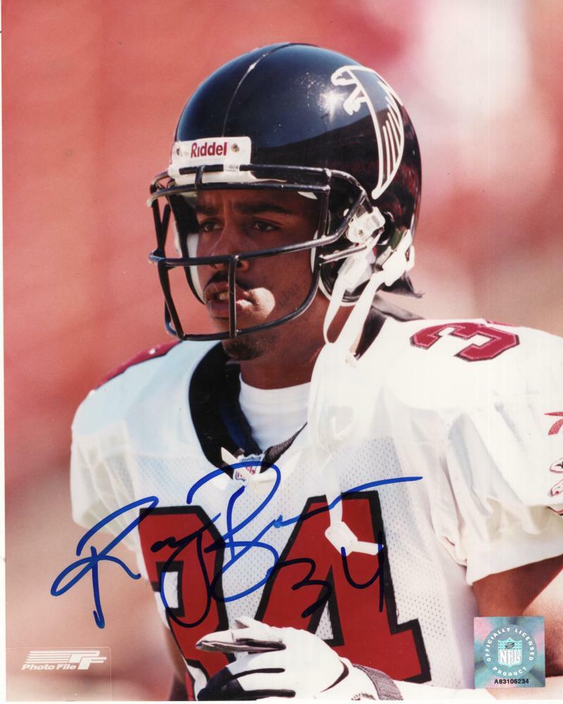 RAY BUCHANAN ATLANTA FALCONS POSED SIGNED AUTOGRAPHED  8X10 PHOTO W/ COA