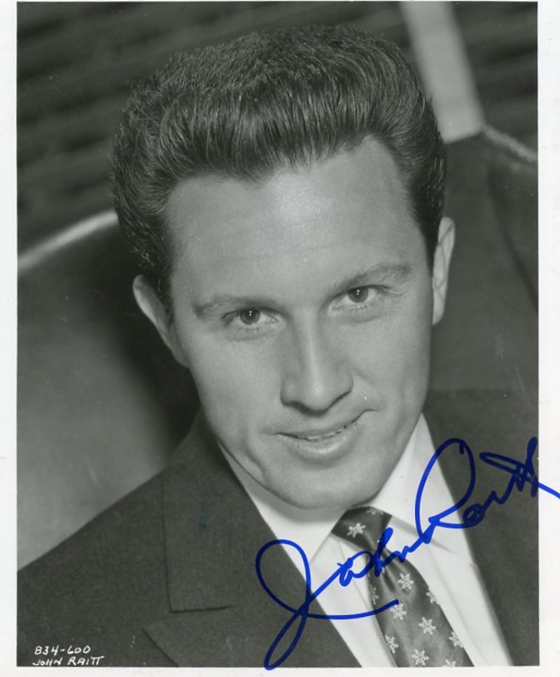 JOHN RAITT BROADWAY SINGER DECEASED SIGNED AUTOGRAPHED 8X10 PHOTO W/ COA