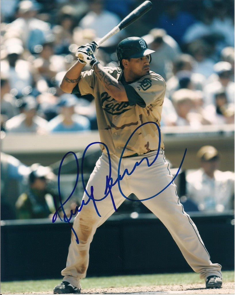 HENRY BLANCO SAN DIEGO PADRES SIGNED 8X10 PHOTO W/COA