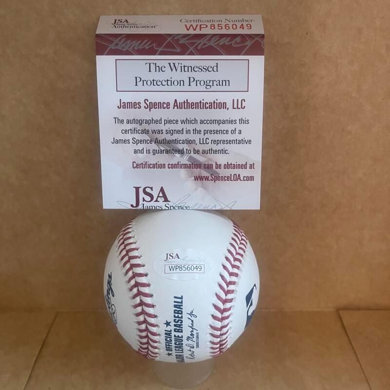 JAKE BURGER WHITE SOX SIGNED AUTO M.L. BASEBALL JSA WP856049