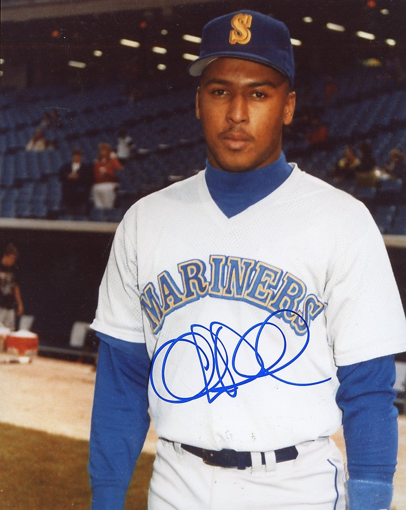 ALONZO  POWELL   SEATTLE  MARINERS    SIGNED 8X10 PHOTO