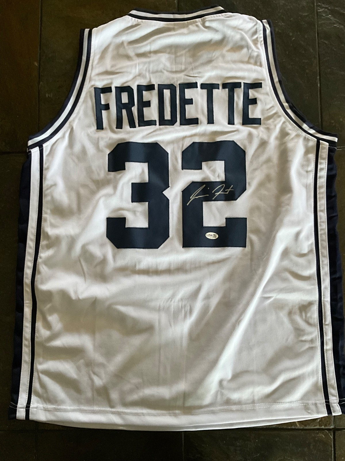 Jimmer Fredette BYU Brigham Young University Signed Custom Jersey PSA Authentic