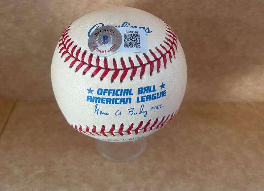 BROOKS ROBINSON ORIOLES SIGNED AUTOGRAPHED A.L. BASEBALL JSA AUTH