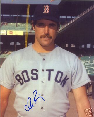CHUCK RAINEY BOSTON RED SOX SIGNED 8X10 PHOTO W/COA
