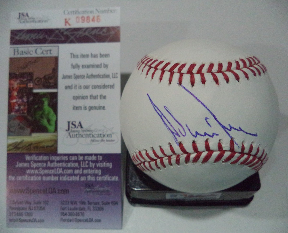 ADAM DUNN CHICAGO WHITE SOX SIGNED AUTOGRAPHED ROMLB BASEBALL JSA COA #K09846