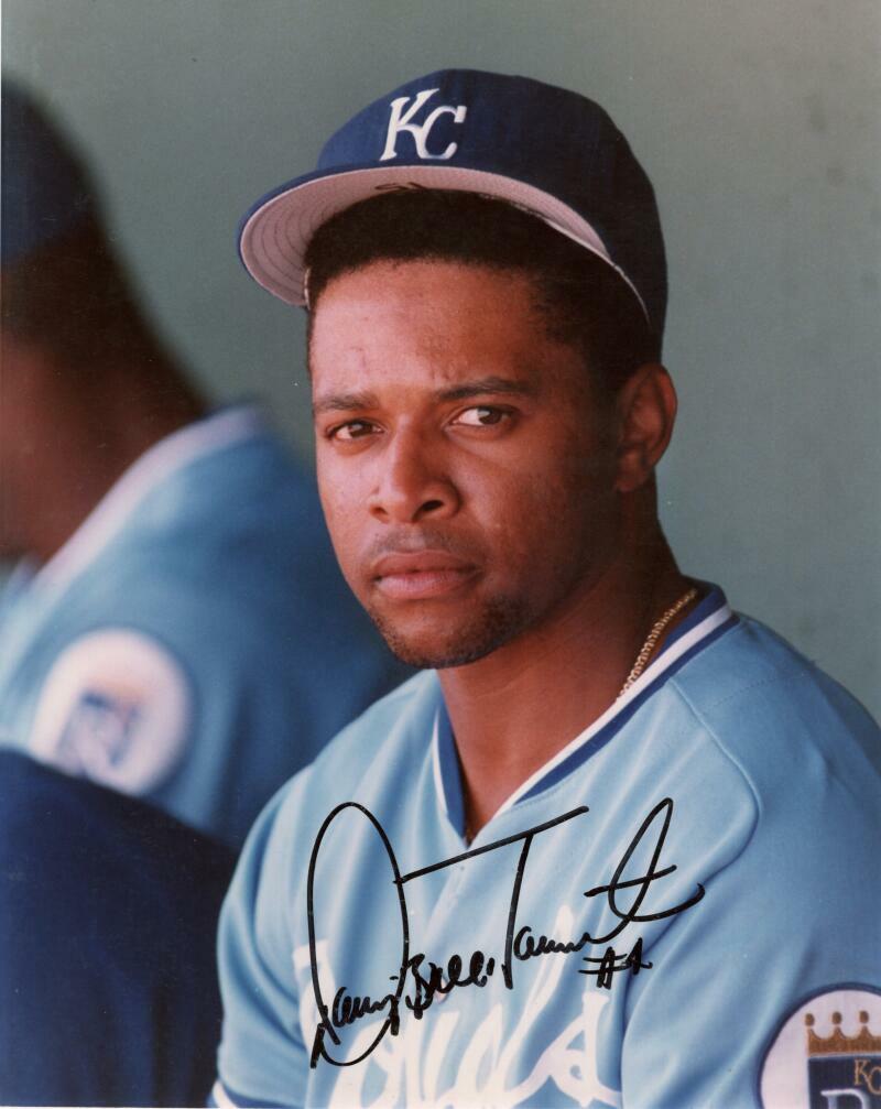 DANNY TARTABULL KANSAS CITY ROYALS SIGNED AUTOGRAPHED 8X10 PHOTO W/ COA