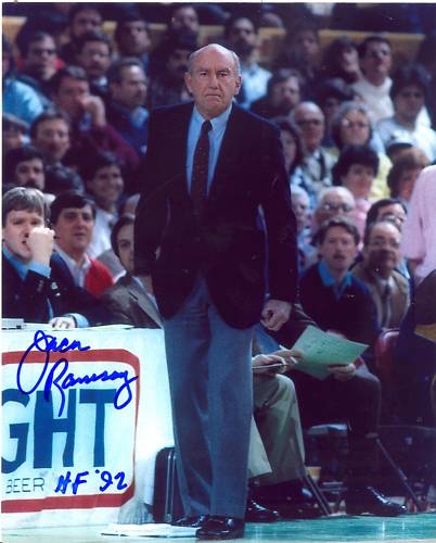 JACK RAMSAY HOF 92 SIGNED 8X10 PHOTO W/COA