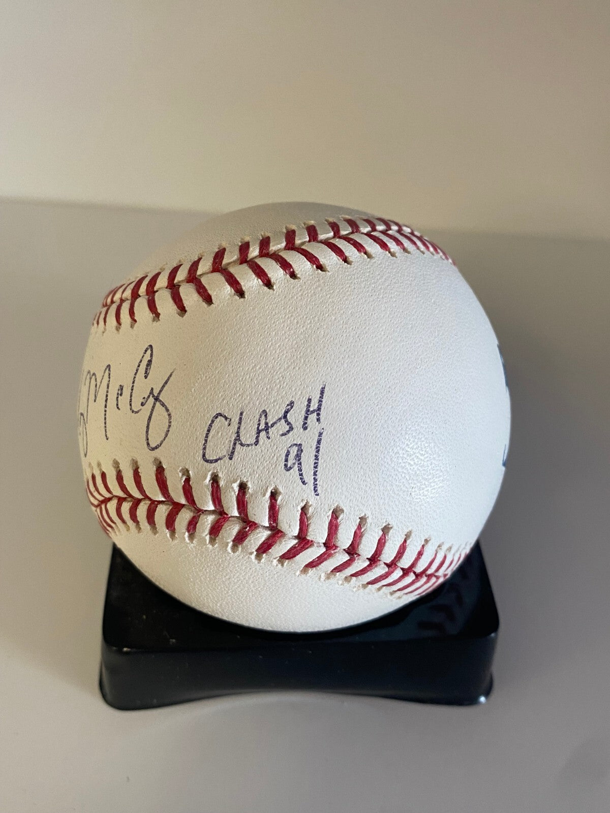 RODNEY MCCRAY CRASH 91 SIGNED AUTOGRAPHED M.L. BASEBALL BECKETT AUTH