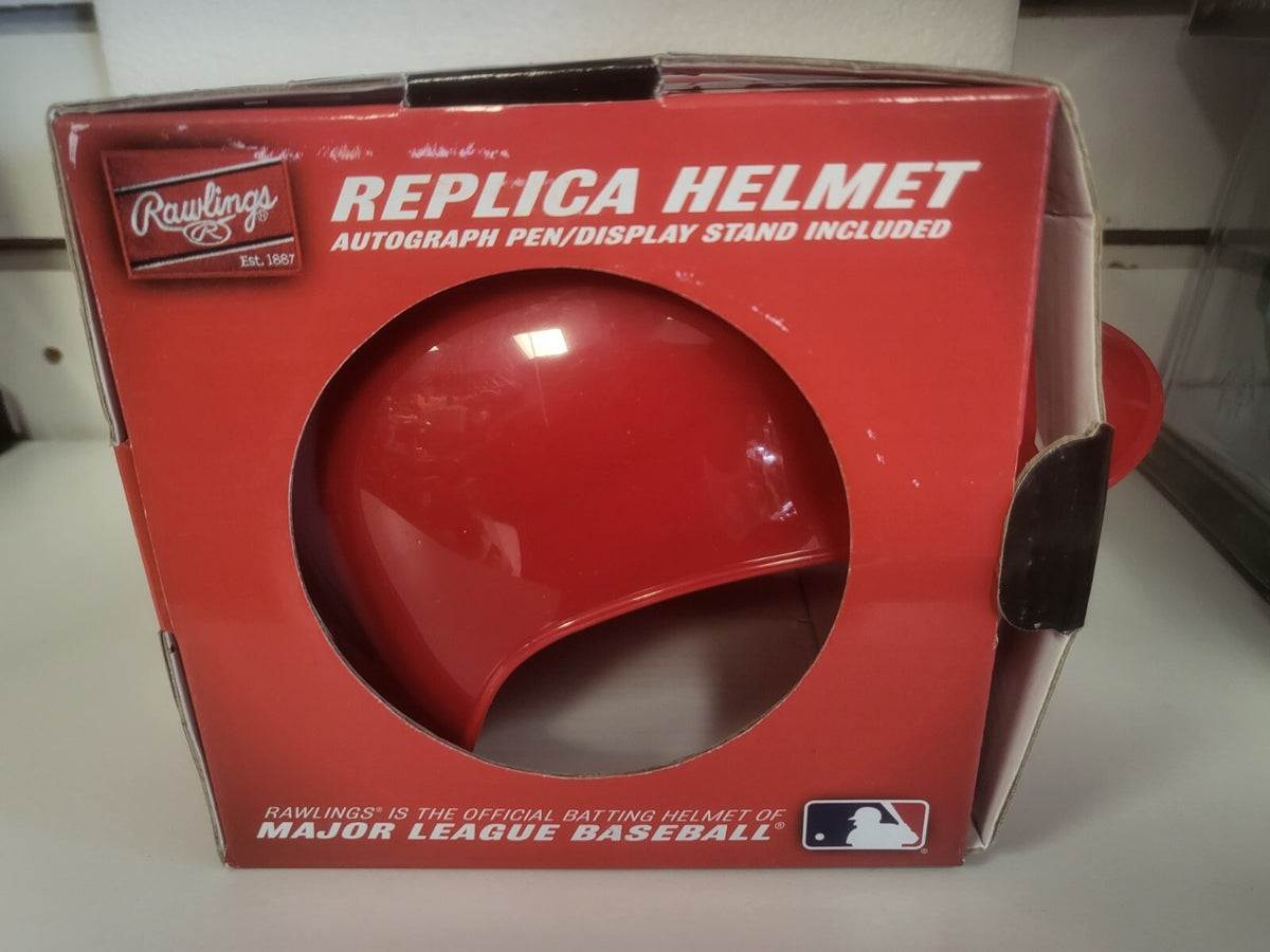 ANAHEIM ANGELS MLB TEAM LOGO RAWLINGS UNSIGNED MINI HELMET W/BOX