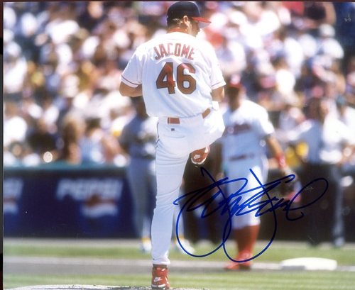 JASON JACOME CLEVELAND INDIANS SIGNED 8X10 PHOTO W/COA