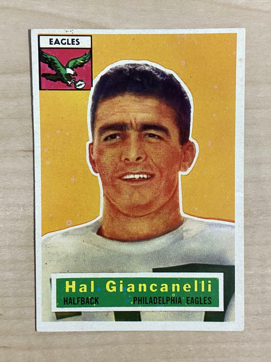 1956 TOPPS HAL GIANCANELLI PHILADELPHIA EAGLES #16 EX-MT