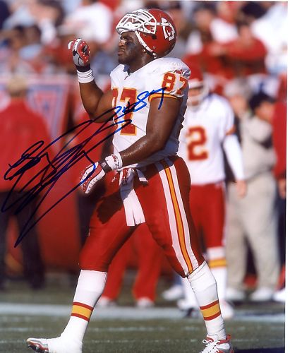 TROY DRAYTON  KANSAS CITY CHIEFS   SIGNED 8X10