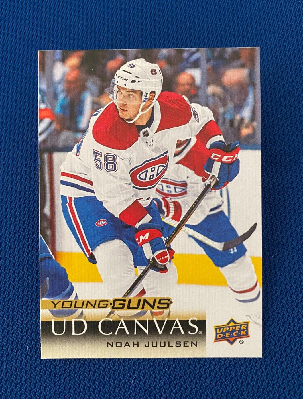 2018-19 UPPER DECK SERIES 1 CANVAS NOAH JUULSEN YOUNG GUNS RC ROOKIE CARD #C110